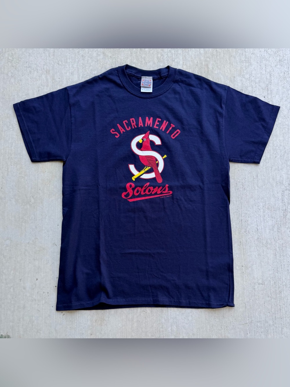 Ebbets Field Flannels T Shirt Men Size Medium Sacramento Solons